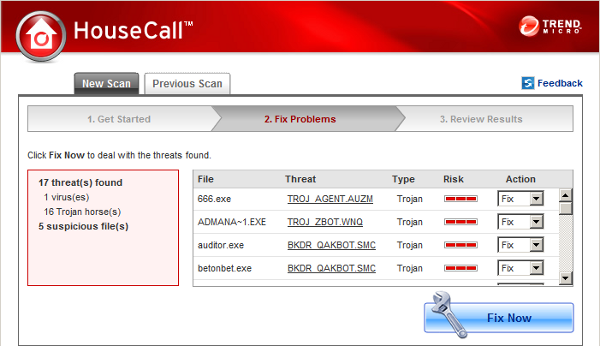 trendmicro housecall